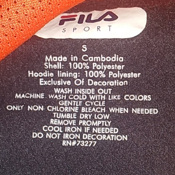 FILA SPORT HOODIE #4 - Picture 5 of 5